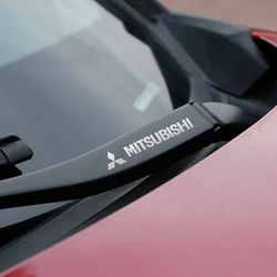Metal emblem Auto Decor Decals Car Window Wiper Stickers For Mitsubishi ASX LANCER OUTLANDER PAJERO Ralliart Car Accessories