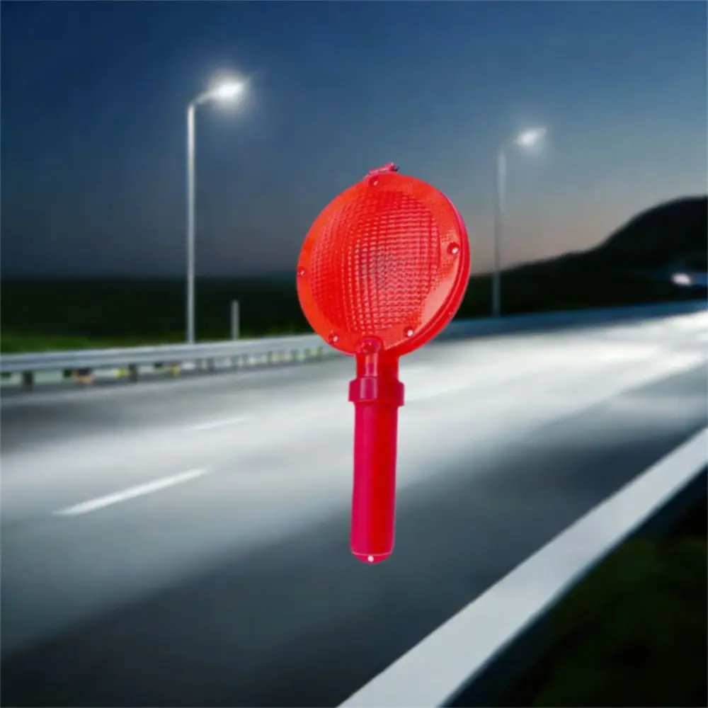 Waterproof Handheld LED Barricade Light with Hanging Ring Strobe Function Traffic Safety Light High Visibility LED Light Source