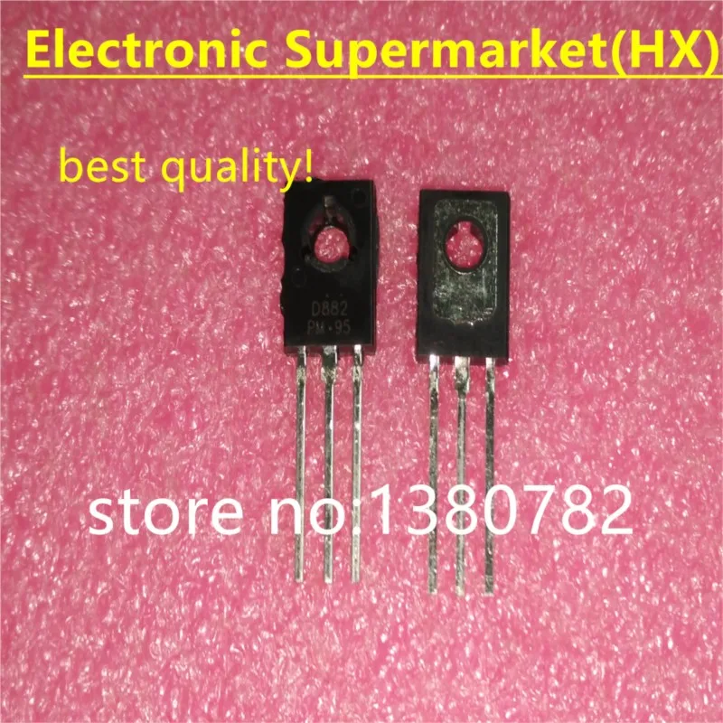 

Free Shipping 500pcs/lots 2SD882 D882 NEW TO-126 IC In stock!