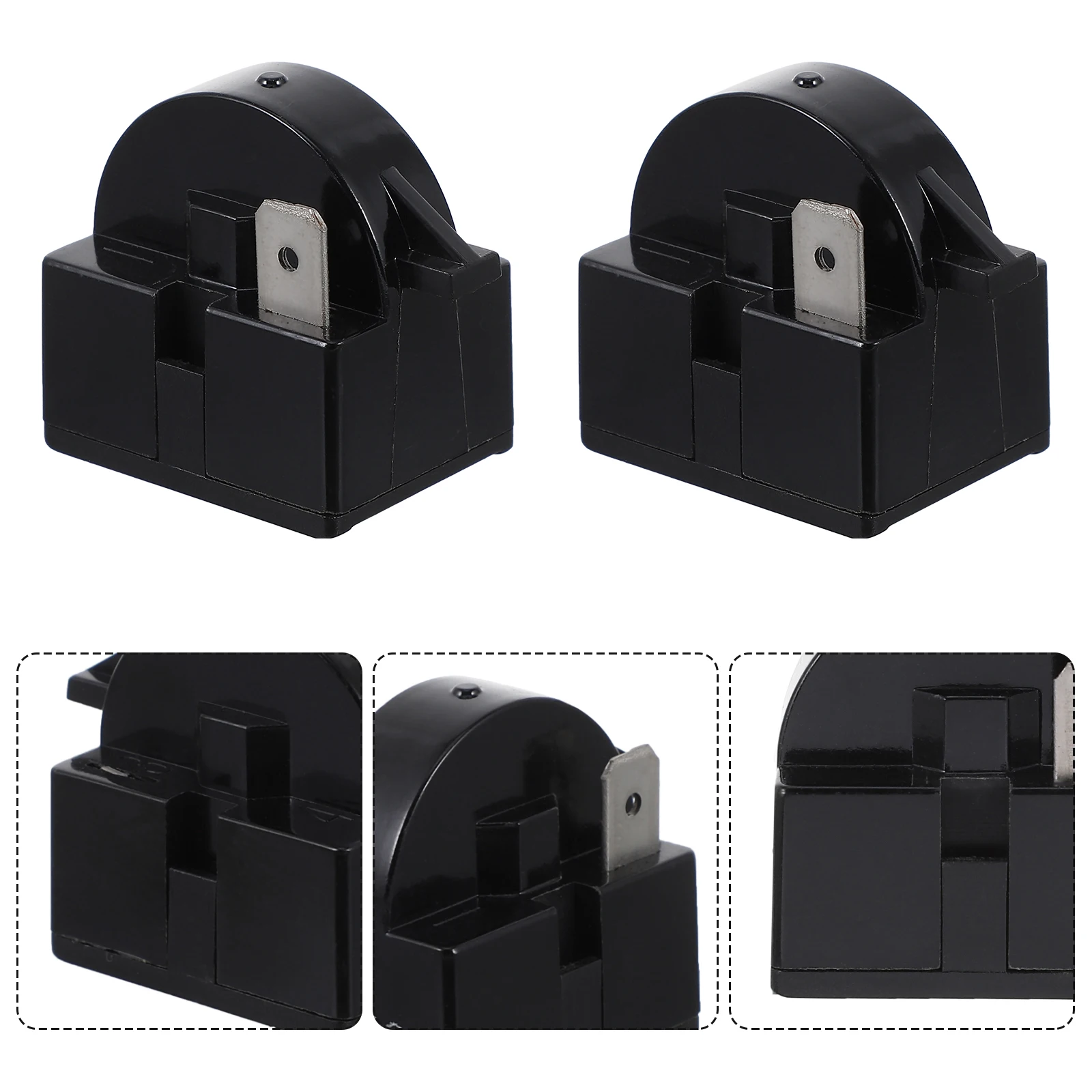 

3pcs Compressor Start Relay 1Pin 22Ohm Refrigerator Compressor Starter Relay Easy Install Direct Replacement For Freezer Wine