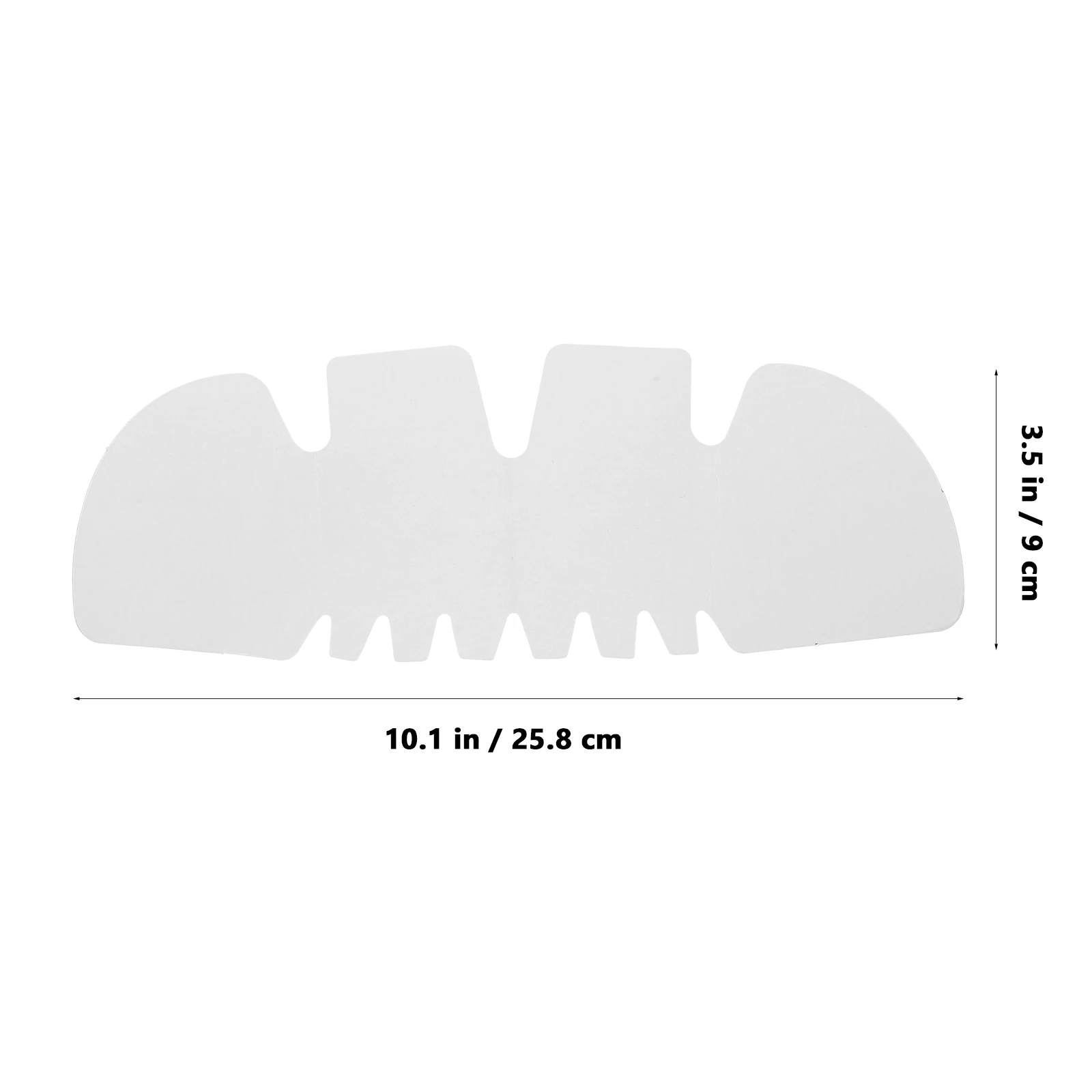 100pcs Ball Cap Shaper Inserts Hat Inner Support Cardboard Liners for Baseball Caps Shape Maintainer Packing Supplies