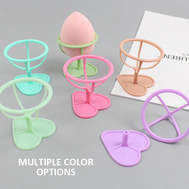 Makeup Sponge Storage Holder Cosmetics Puff Shelf Makeup Egg Powder Puff Metal Drying Rack Bracket Makeup Tools Accessories