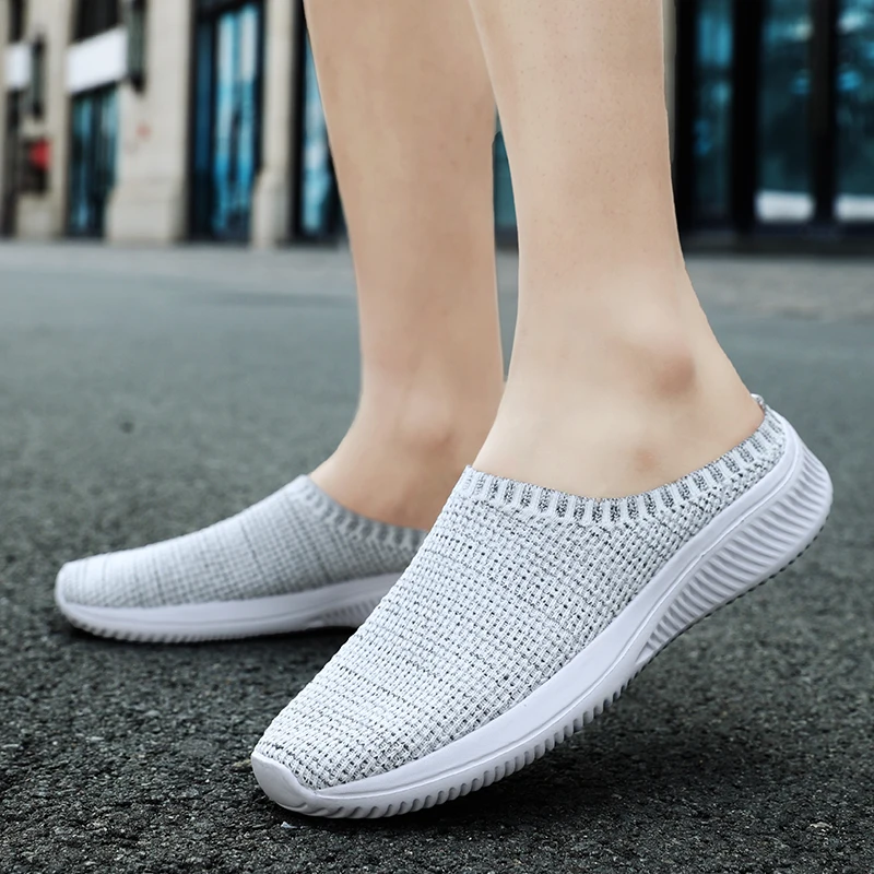 Neue Sommer Männer geruchs neutrale Schuhe leichte atmungsaktive Slip-On lässige Halbschuhe Mode Strand Urlaub Slipper große Größe