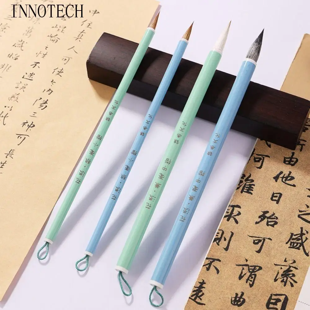 

Древняя масляная акварель, кисть для китайской каллиграфии, волчья шерсть, картина маслом, Писания, кисть для письма, деревянная художественная кисть для рисования, класс