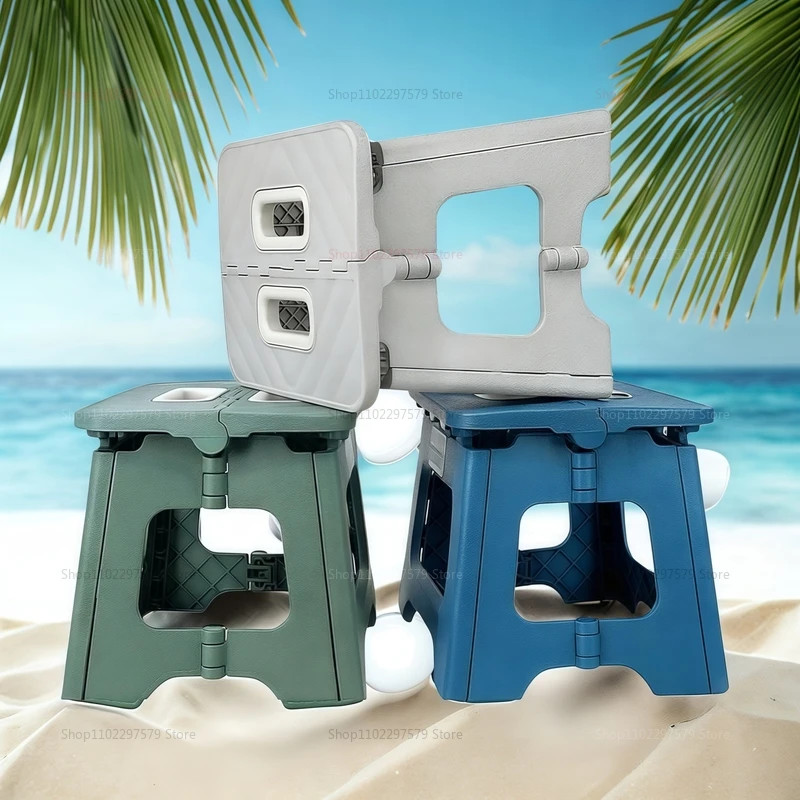 التخييم في الهواء الطلق حديقة التخييم للأطفال والكبار استخدام كرسي مقعد قابل للطي خطوة البراز كرسي محمول مقعد للمنزل الحمام المطبخ
