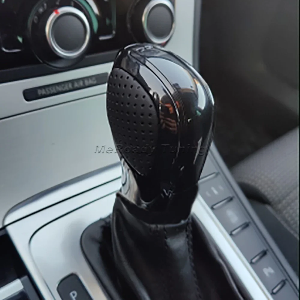 5pcs Black DSG Gear Shift Knob Handle for Volkswagen Golf 6 7 R GTI Passat B7 B8 CC R20 Jetta MK6 GLI Bora Polo Car Accessories