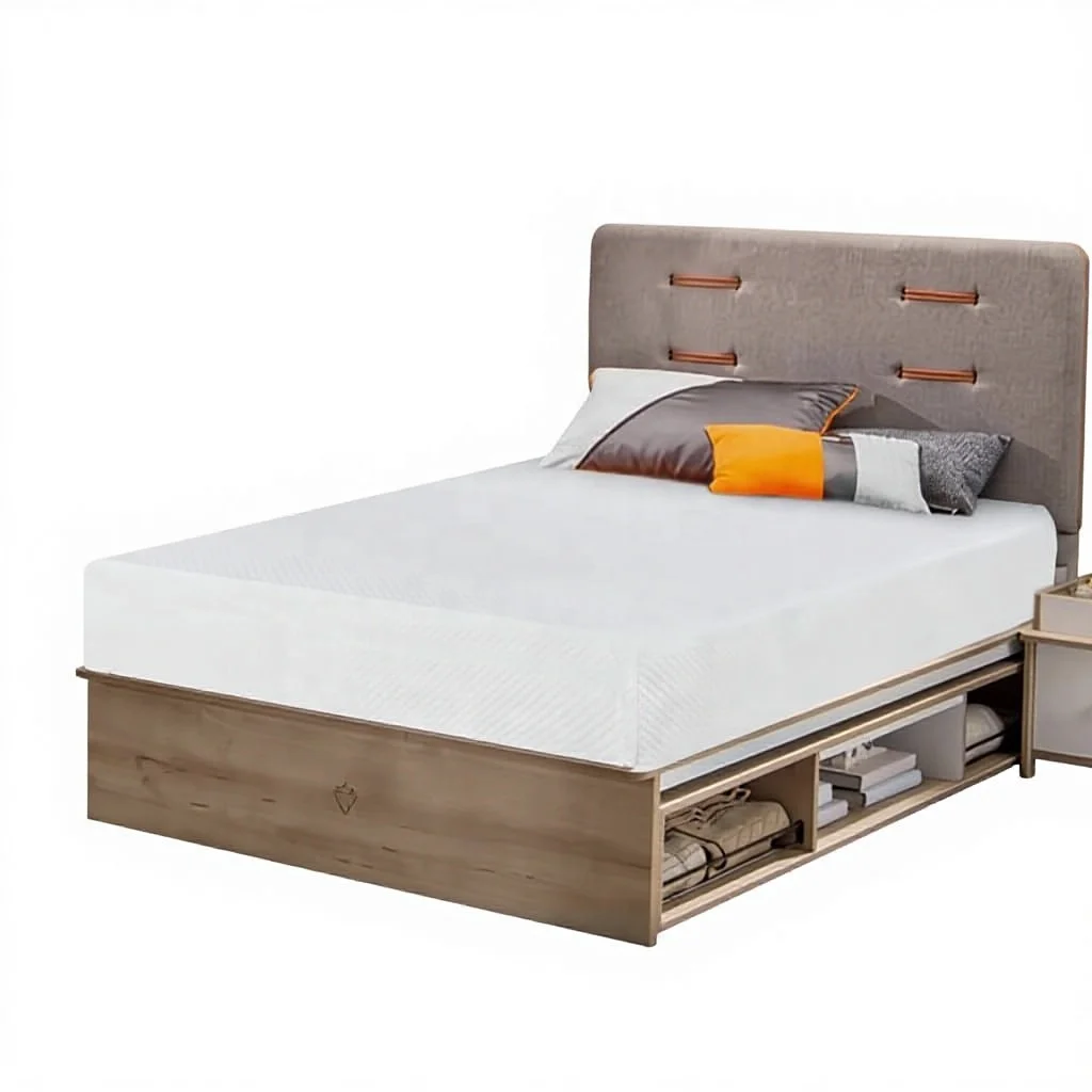 @#Twin Mattress  Medium Firm Gel Memory Foam Mattress White Bed Box CertiPUR-US Certified Pressure Relief