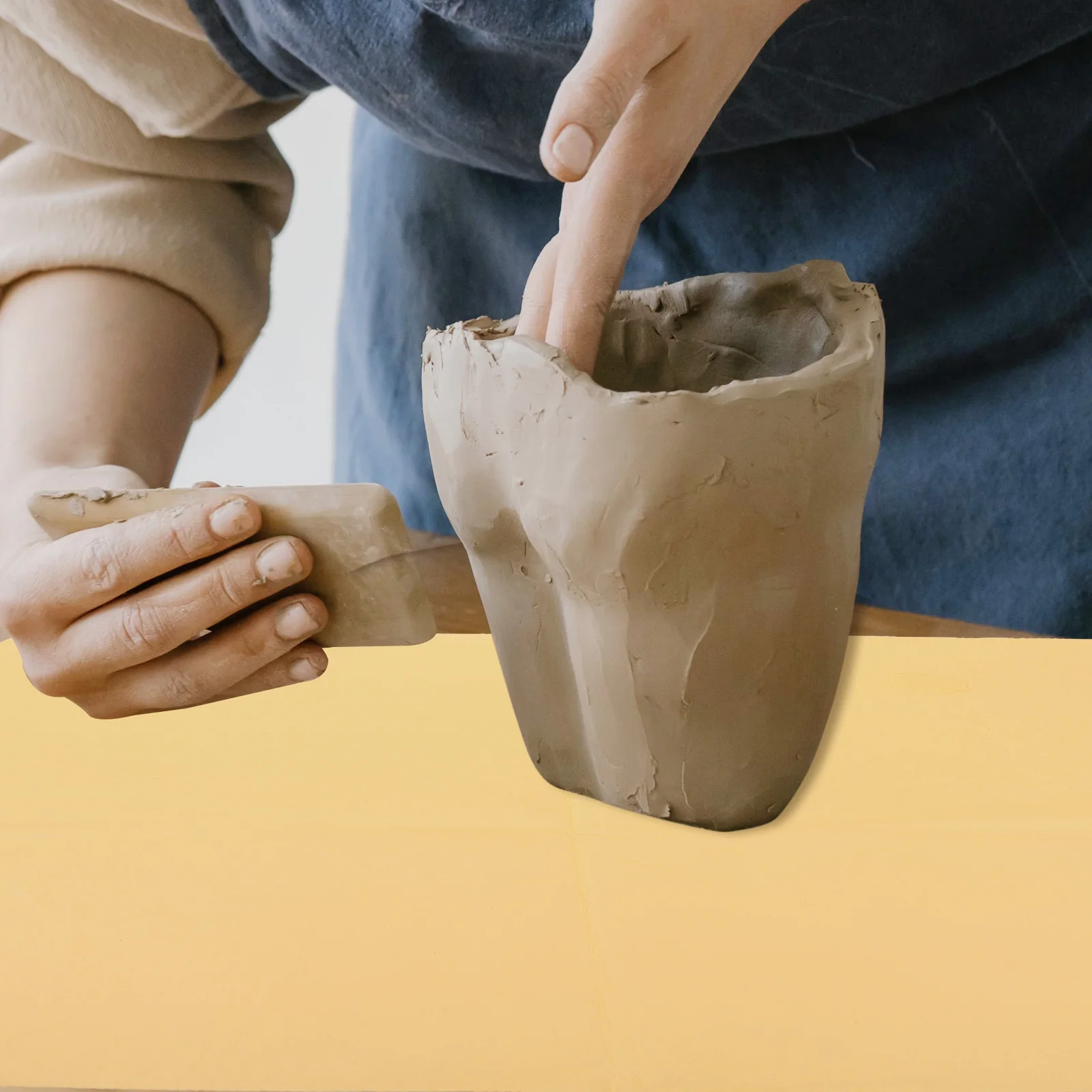 

Absorbent Towel Pottery Mat Square Clay Craft Supplies Non-shedding Lightweight Ceramics Tools PVA Smoothing DIY