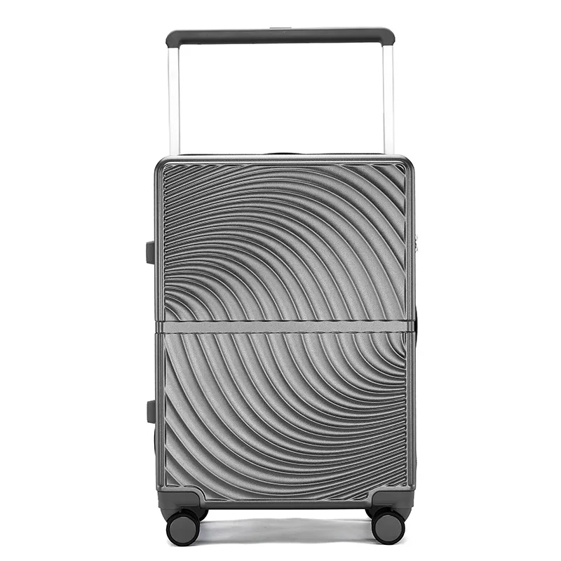 

Дорожный чемодан большой вместимости 20/24 дюйма на колесах, деловой чемодан на колесиках, широкая рулевая тяга, дорожная сумка из АБС-пластика + ПК