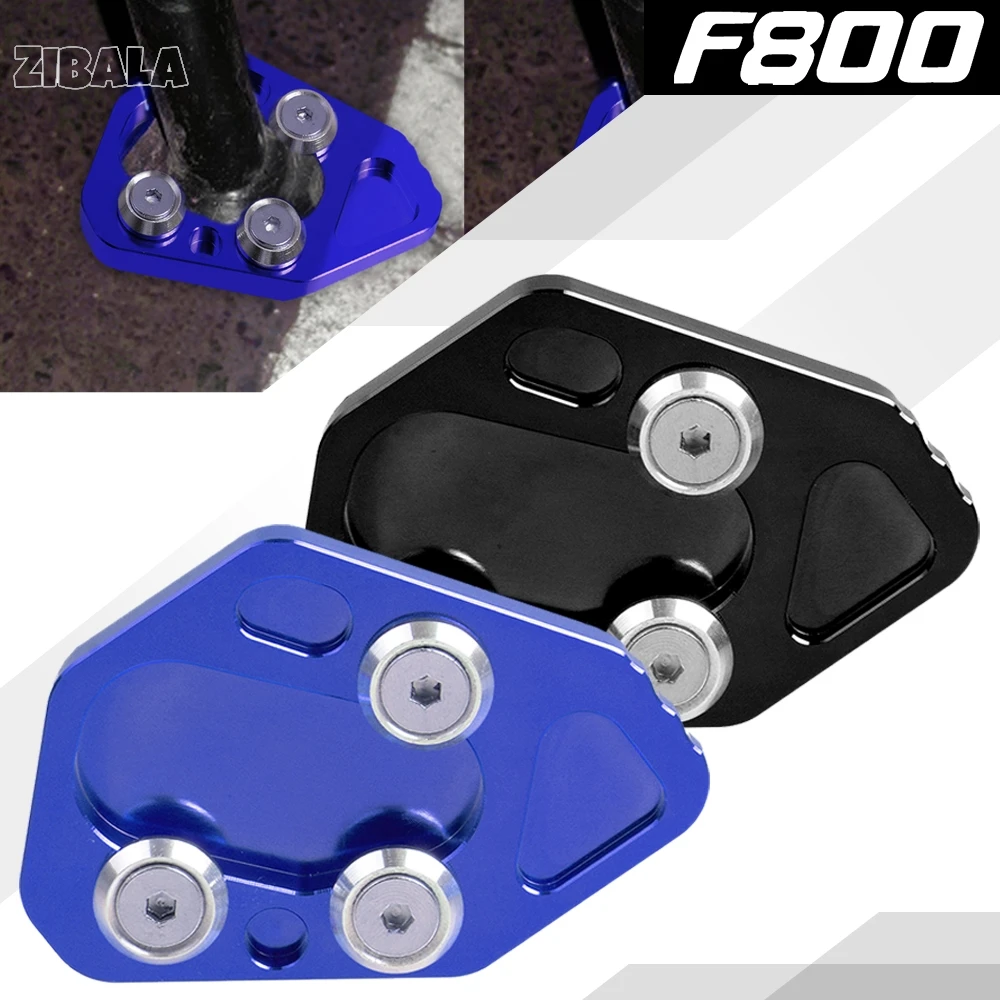 Motorcycle Accessories Kickstand Enlarger Pad Side Stand Extension Plate For BMW F 800 R GT S ST F800GT F800S F800ST F800R 07-13