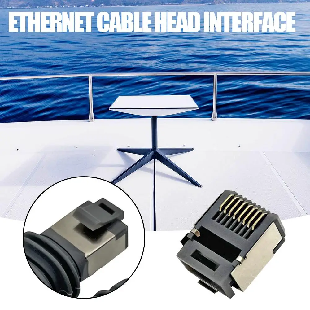 For Starlink Series RJ45 Ethernet Cables Module Plug Connector Crystal Gold Plated Heads Network RJ-45 Cable V3I0