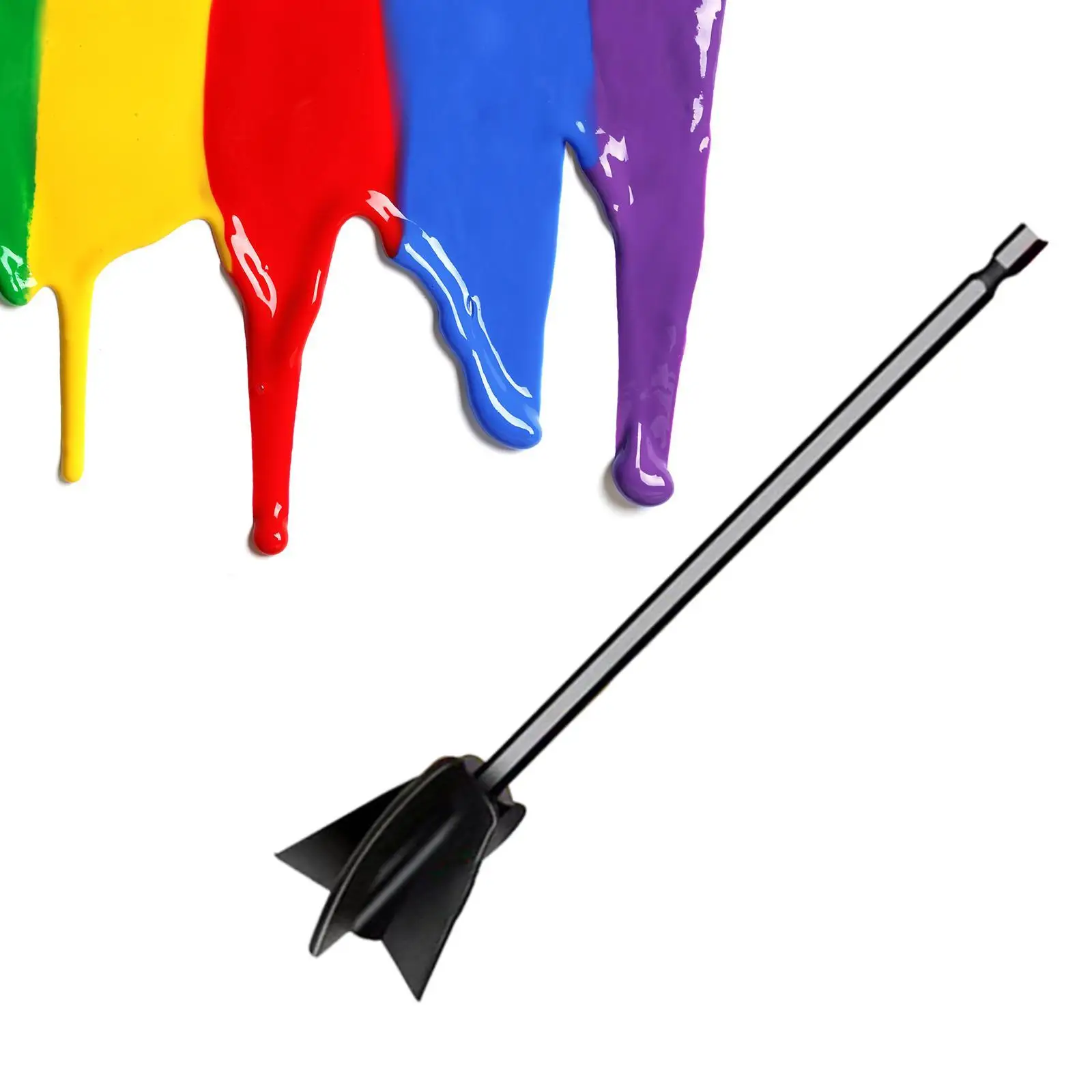 Paint Mixer Epoxy Mixer Mixing Painting Reusable Wear Resistant Reusable Paint Stirrer