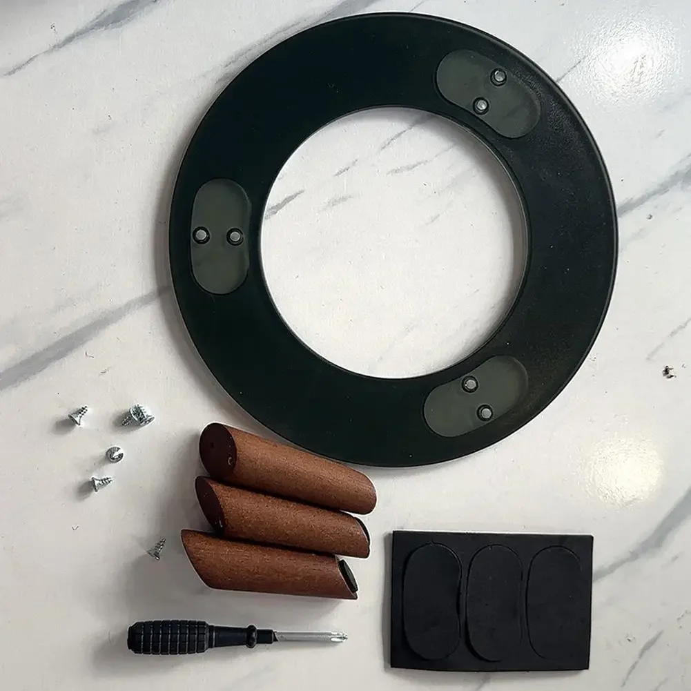 Per Harman Kardon Base in legno massello Supporto audio ammortizzante da tavolo in legno massello antiscivolo addensato per Harman Kardon Aura Studio