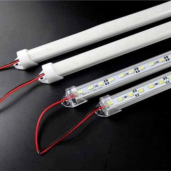 

2pcs LED Hard Light Strip 50cm White 6000K IP65 Rigid Bar Lights for Home Decor Display Case Van Car Truck Boat