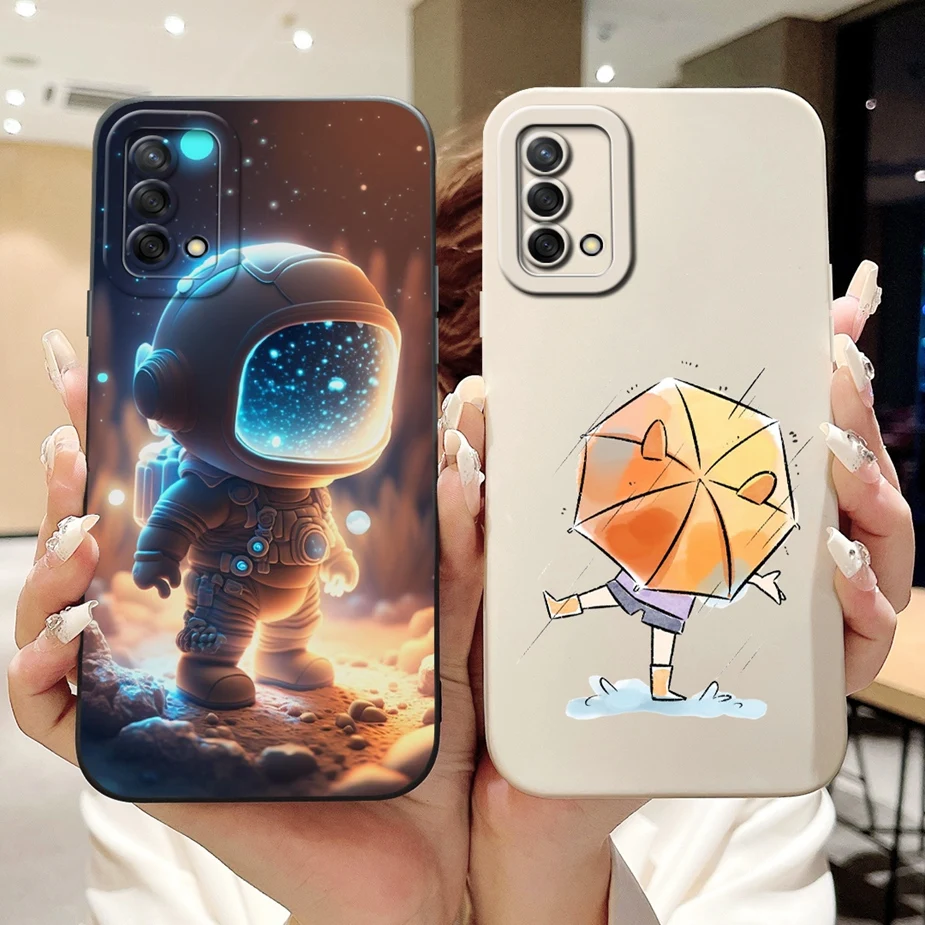 For Oppo A74 4G Case Oppo A54 A94 Fashion Patterned Cover Soft TPU Phone Case For Oppo A94 A 54 74 OppoA54 OppoA74 OppoA94 Shell