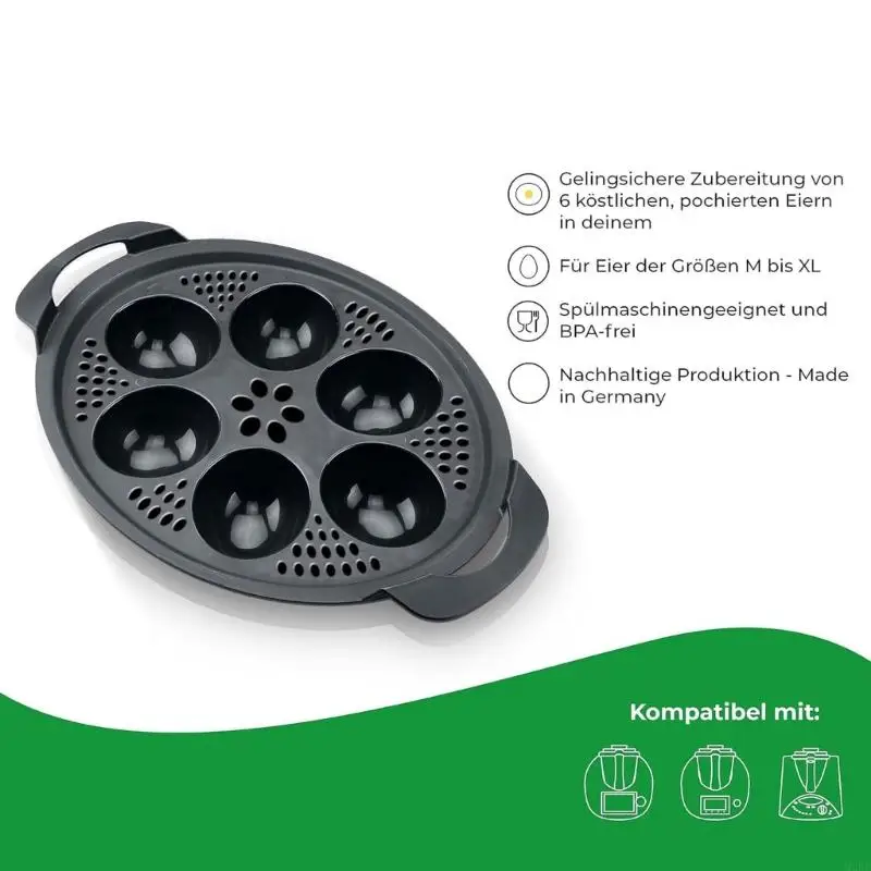 2025 Новые 6 в 1 не придуманные яйца вставки для печени для воздушных фритюрников Микроволновая печь