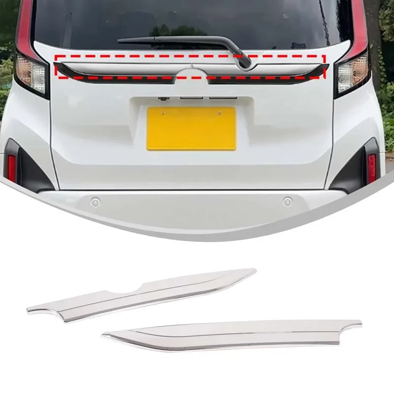 

For Daihatsu Move LA850 25-26 ABS Car Rear Door Rear Tailgate Trunk Lid Decorative Panel Cover Trim Car Accessories