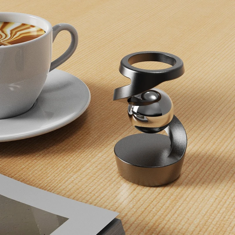 Magnetic Levitation Fidget Spinner Anti-Gravity Floating Sphere Sculpture Anti Stress Toys Creative Desk Suspension Fidget Toy