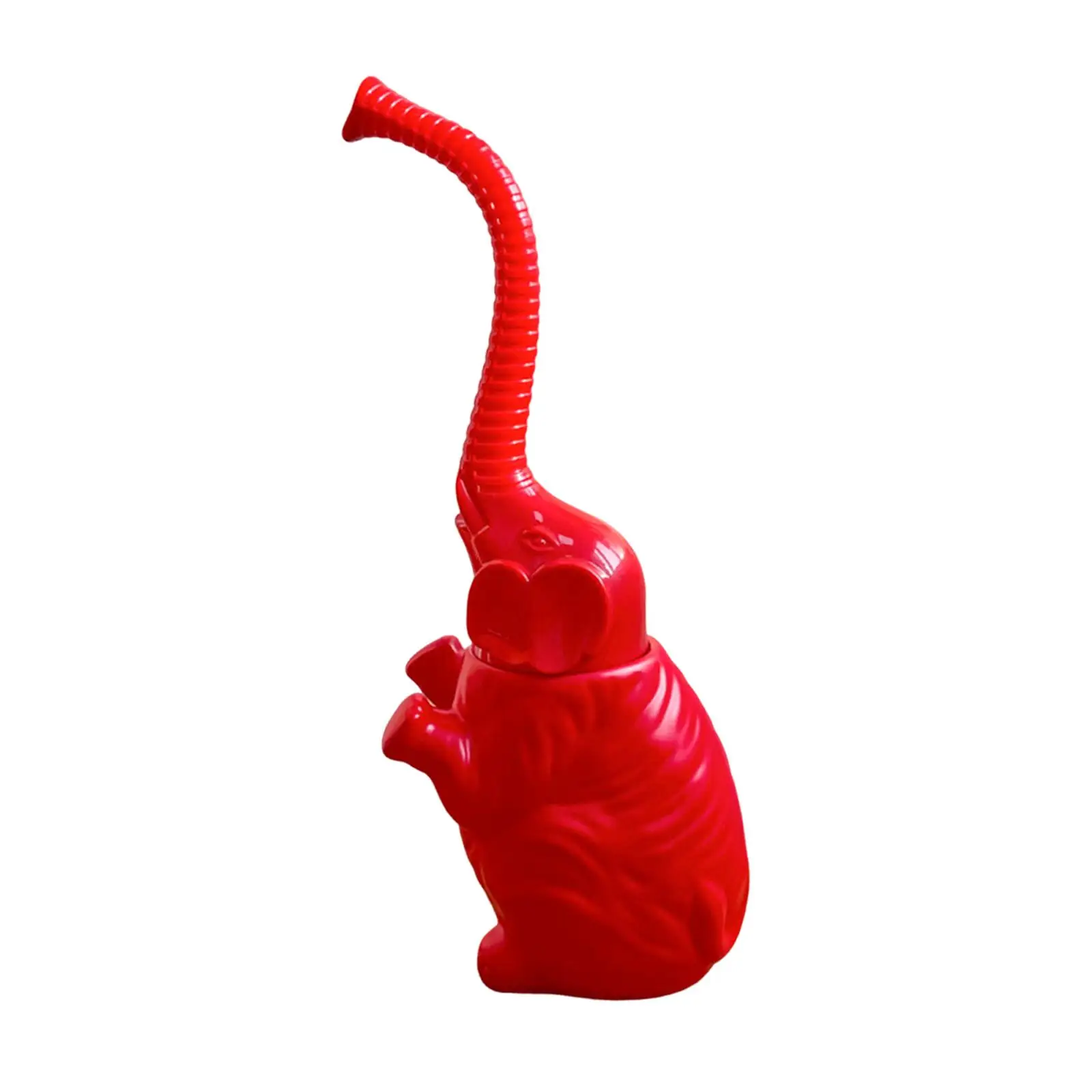 Elephant Shaped Toilet Brush Set Resin Bathroom Organizer Creative Decor for Stylish Washroom Cleaning
