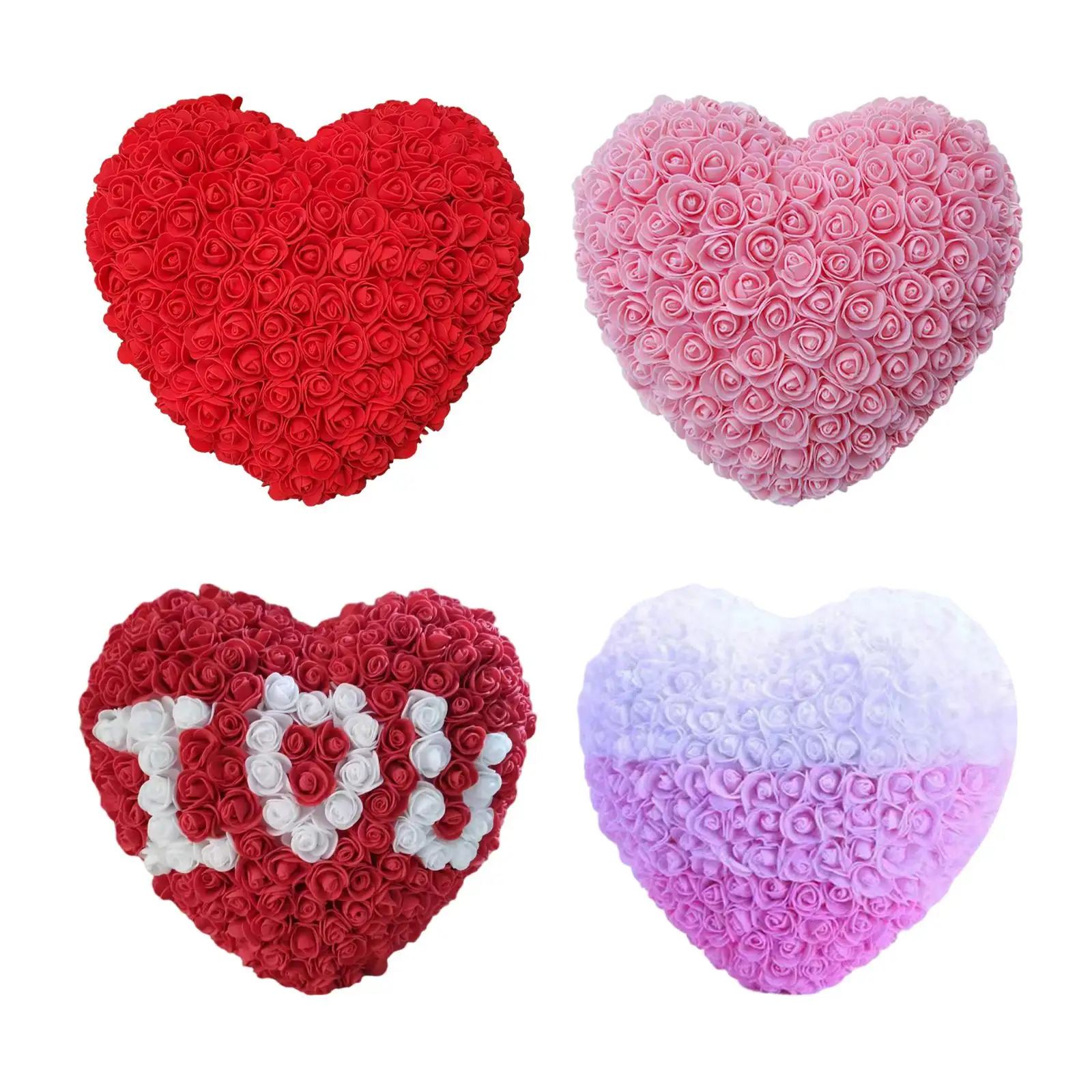 Día de San Valentín Rosa Corazón Rosa Flor Regalos de San Valentín Rosas conservas para esposa Hija Novia Amigo Su Aniversario