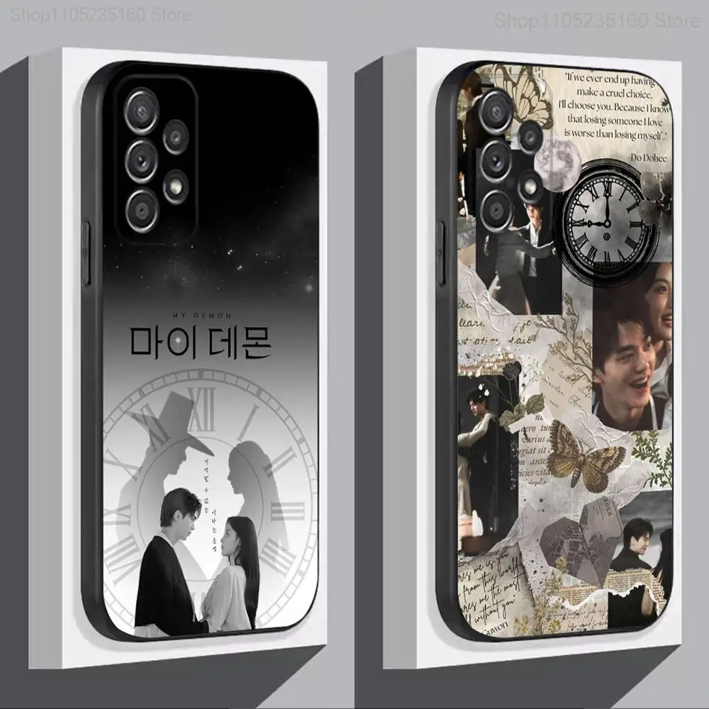 

My D-Demon K-Kdrama For Samsung S 25,24,23,22,30,21,10,9,Ultra,Plus,Lite,FE,4,5G Black Soft Case Phone Case