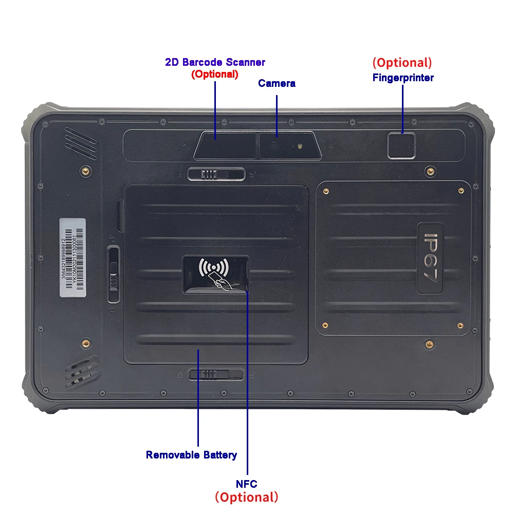 Original K10 Windows 10 Military Grade Tablet Pc Ip67 Waterproof 10.1\