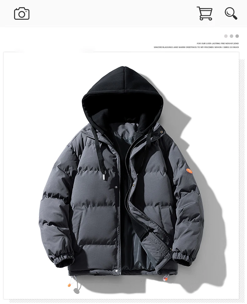 Winter Wattierte Jacke Frauen Patchwork Verdickt Winddicht Reise Casual Mäntel Männer Warme Bequeme Camping Mode Sport Jacke – Detail 1