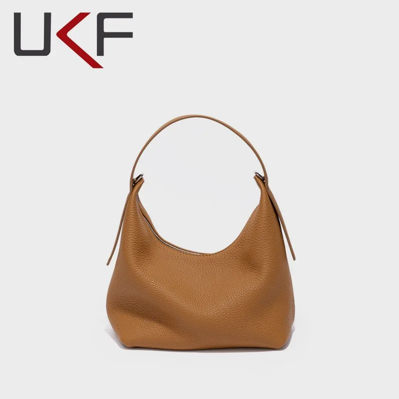 

UKF Luxury Designer Bag Women's Shoulder Bags For Women Female Elegant Soft Handbag Lady Daily Casual Commute Bag сумка женская