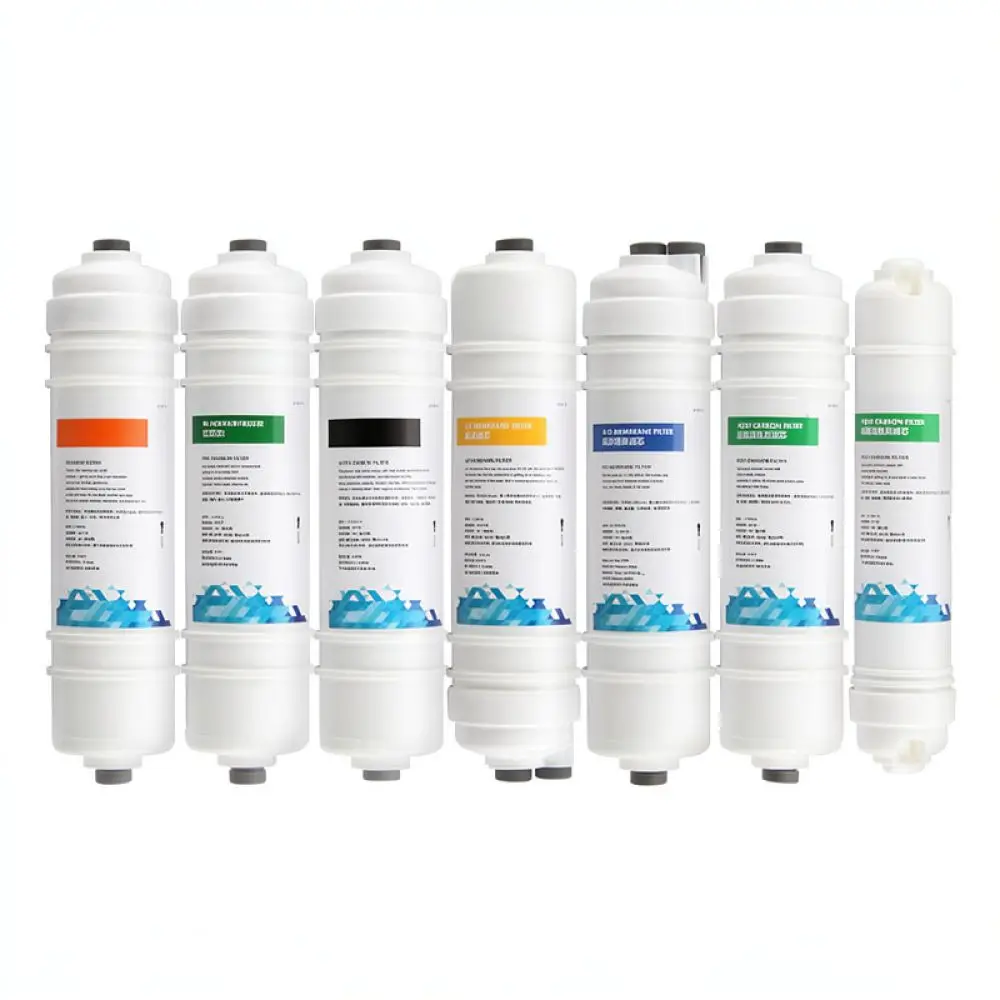 10 Inch Quick Connect Water Filter Set Replacement PP Sediment Pre Carbon Post T33 RO Membrane Purifier Device