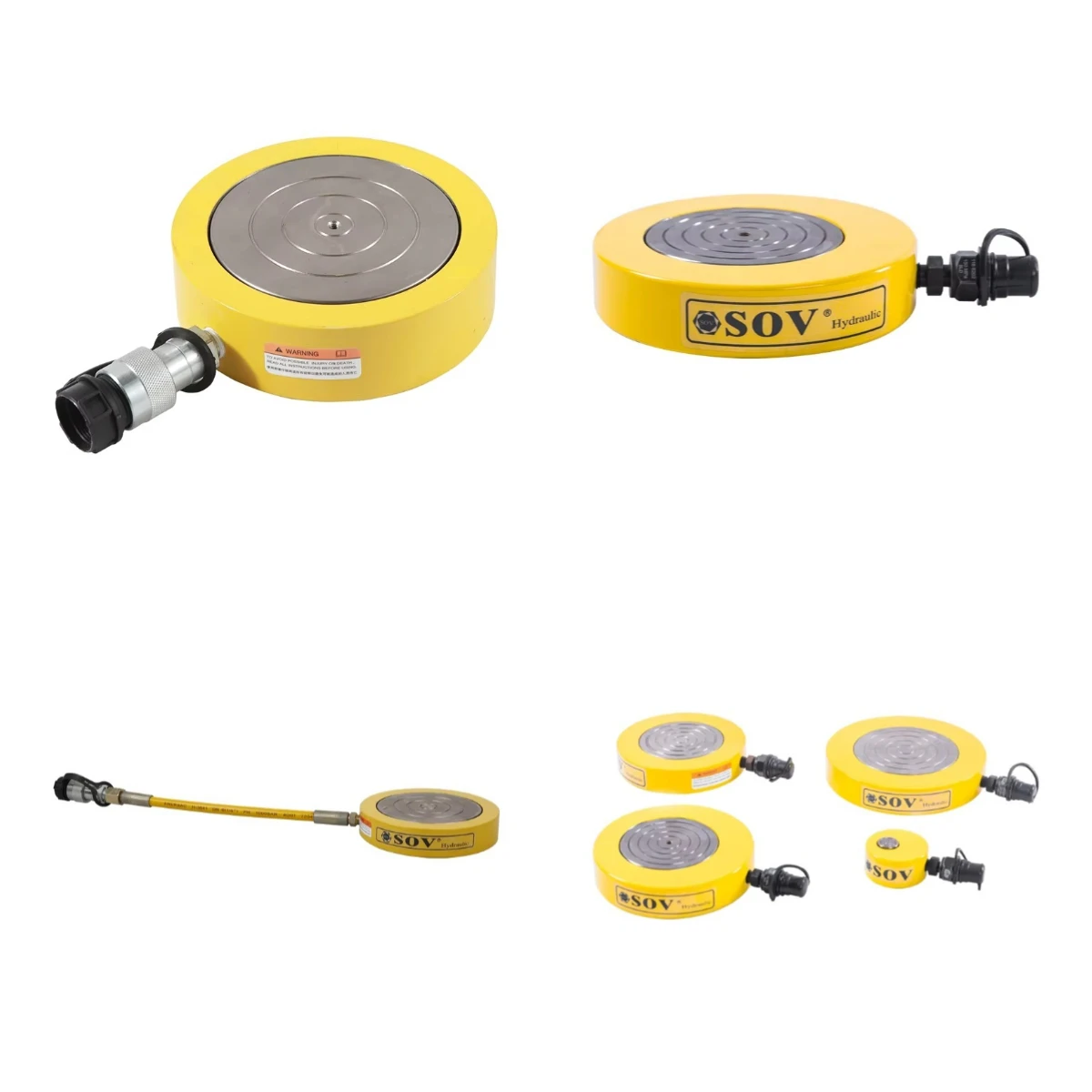 SSM Series 5T Ultra-thin Hydraulic Lifting Jack Adjustable Split Booster Steel Hydrocy Linder OEM