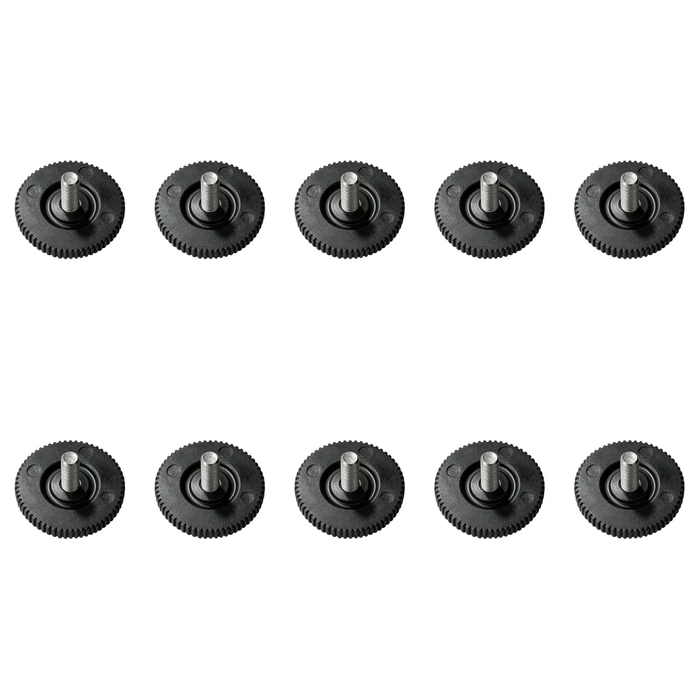 10pcs Leveling Feet for Exercise Machines Featuring Steel Construction and Rubber for base for Long-Term Durability