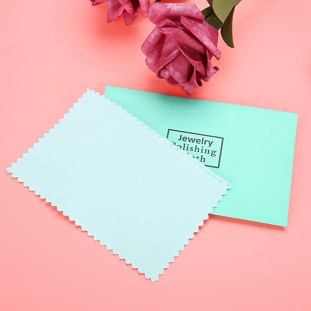 

25PCS Reusable Dual-Sided Silver Polishing Cloth Microfiber Absorbent Jewelry Cleaning Cloth Silver Polish Silver Jewelry Care