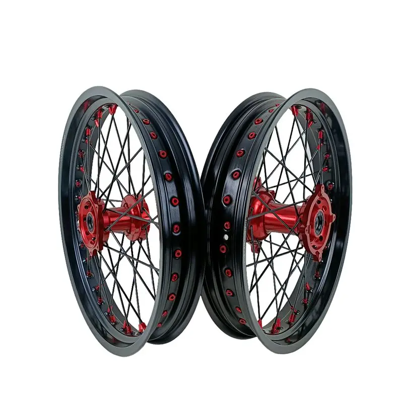 

High Quality Modified 19 Inch Track Flat Motorcycle Wheels Aluminium Alloy Sets for HONDA CRF 250 300 450