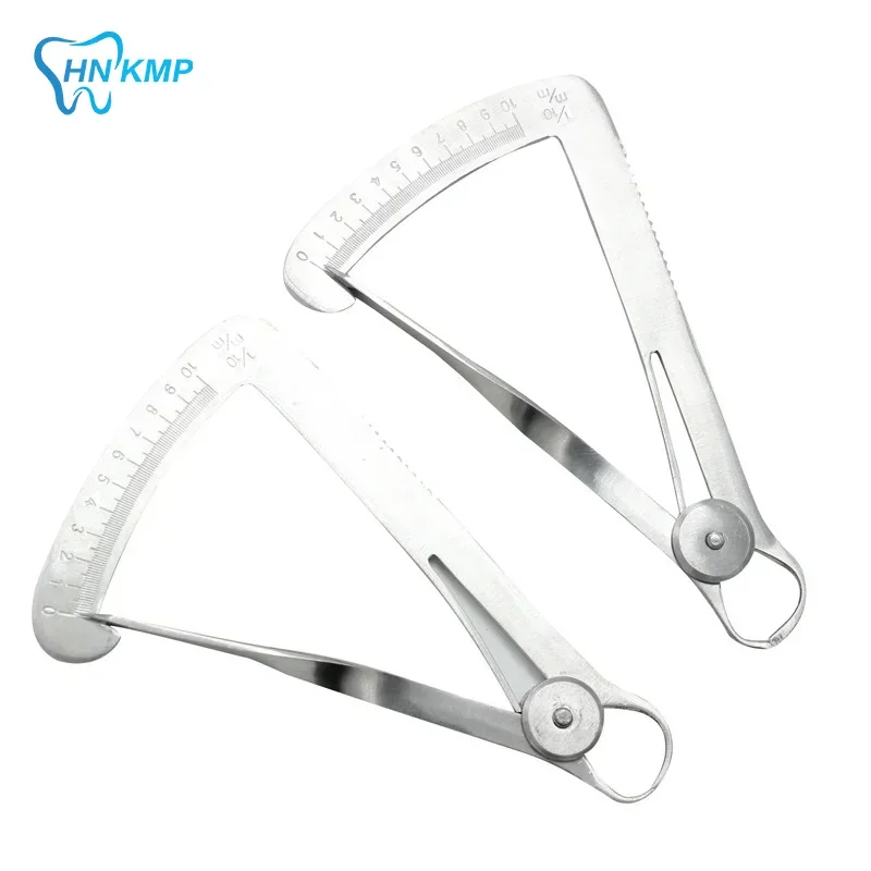 Dental Orthodontic Caliper Ruler For Wax Crown Gauge Stainless Steel Measuring 0-10mm Dentistry Surgical Instruments Tools