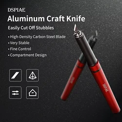 DSPIAE DK-1 Aluminum Alloy Pen Knife, Militar Modelo Fazendo Ferramenta, Retrofit Gundam Assembly, DIY Hobby