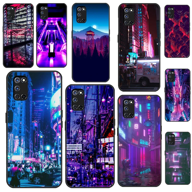 Neon Vaporwave City…