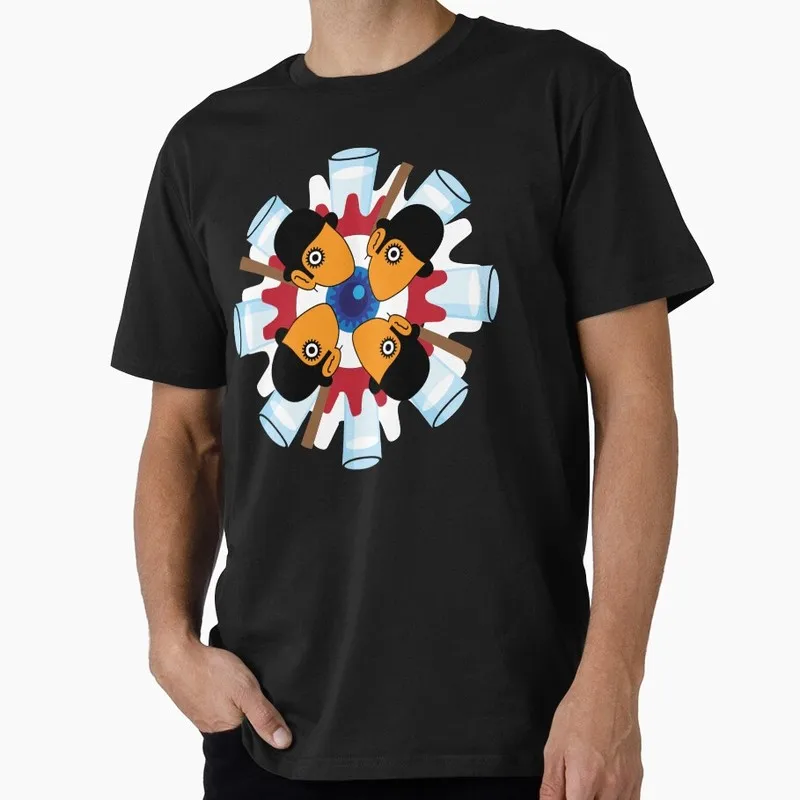 A Clockwork Orange Droogs & Moloko Milk Mandala Retro Movie Graphic T‑shirt Unisex Casual Tee Short Sleeve Streetwear S-6XL
