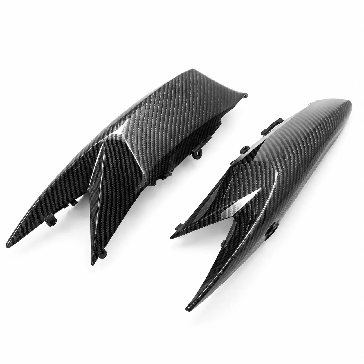 Carbon Fiber Motorcycle Left ,Right Fairing Side Upper Tail Seat Cover Cowl For SUZUKI GSX-R 600 GSXR 750 2008 2009 2010 K8 K9 K