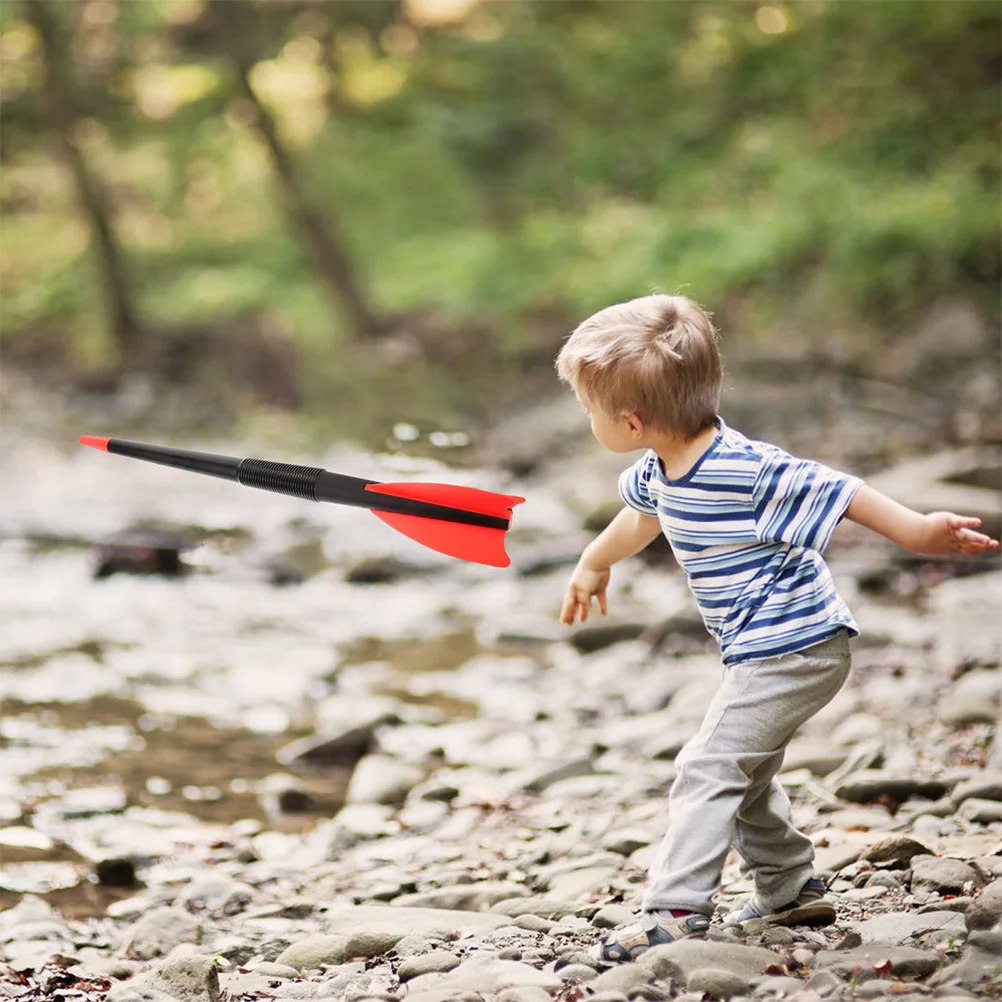 Javelin d'entraînement en plastique souple pour enfants, 2 pièces, léger et Durable, équipement de pratique de lancer, entraînement sur piste en plein air