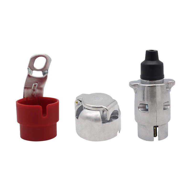 

European standard 7-pin socket trailer connector set European trailer trailer tractor tail light wiring harness plug