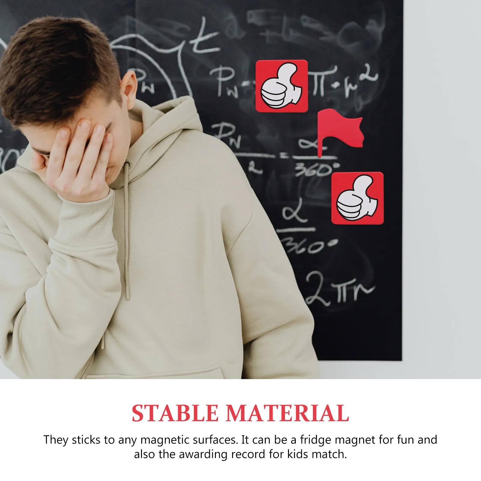 حساسة مكافأة مغناطيس الثلاجة الإبهام ملصقات 10 ورقة العلم الشارات للمعلمين الفصول الدراسية مغناطيس الثلاجة الحافز