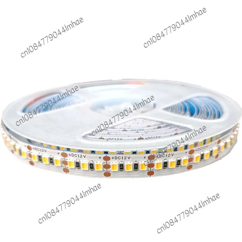 

LED dual color temperature light strip 12v24v three color dimmable color changing white 4000k warm light self