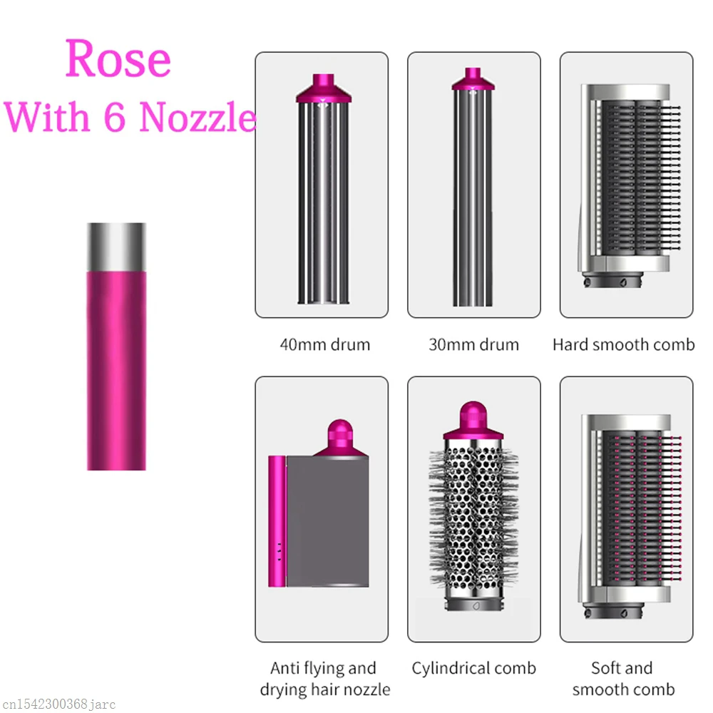 SenCiciMen X9 Multi Hair Styler Krultang Haar Heteluchtborstel Curling Barrel Föhn Salon Professionele Krullend Haar Styler
