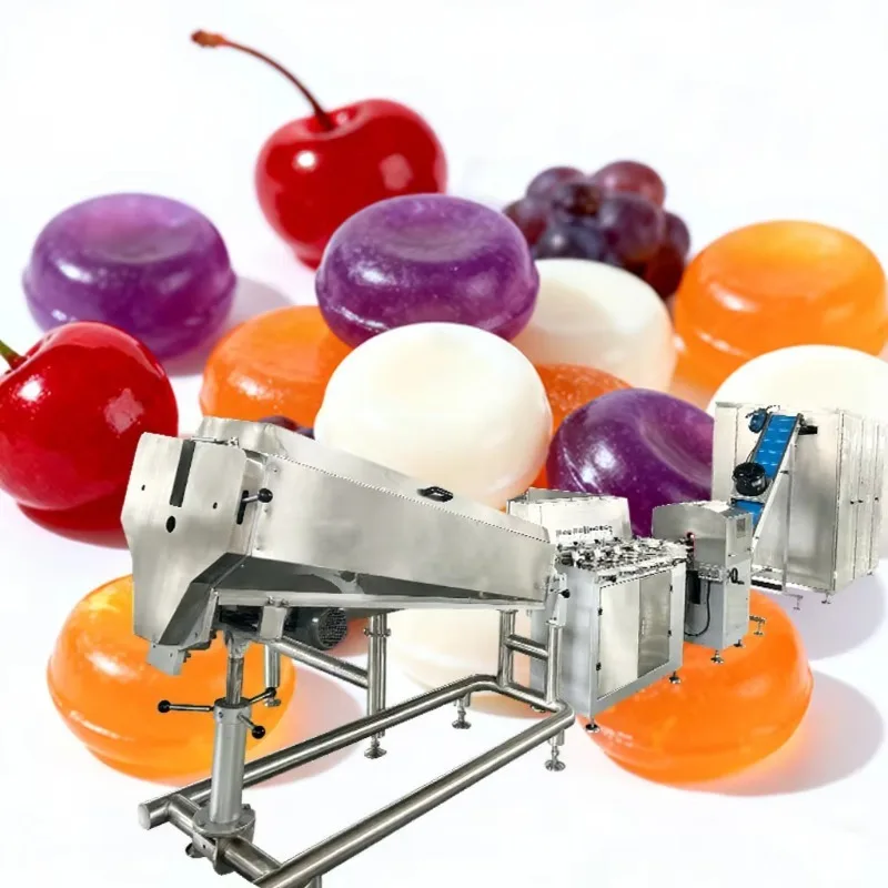 Customized High-capacity automatic molding hard candy forming machine fruit ball lollipop production line