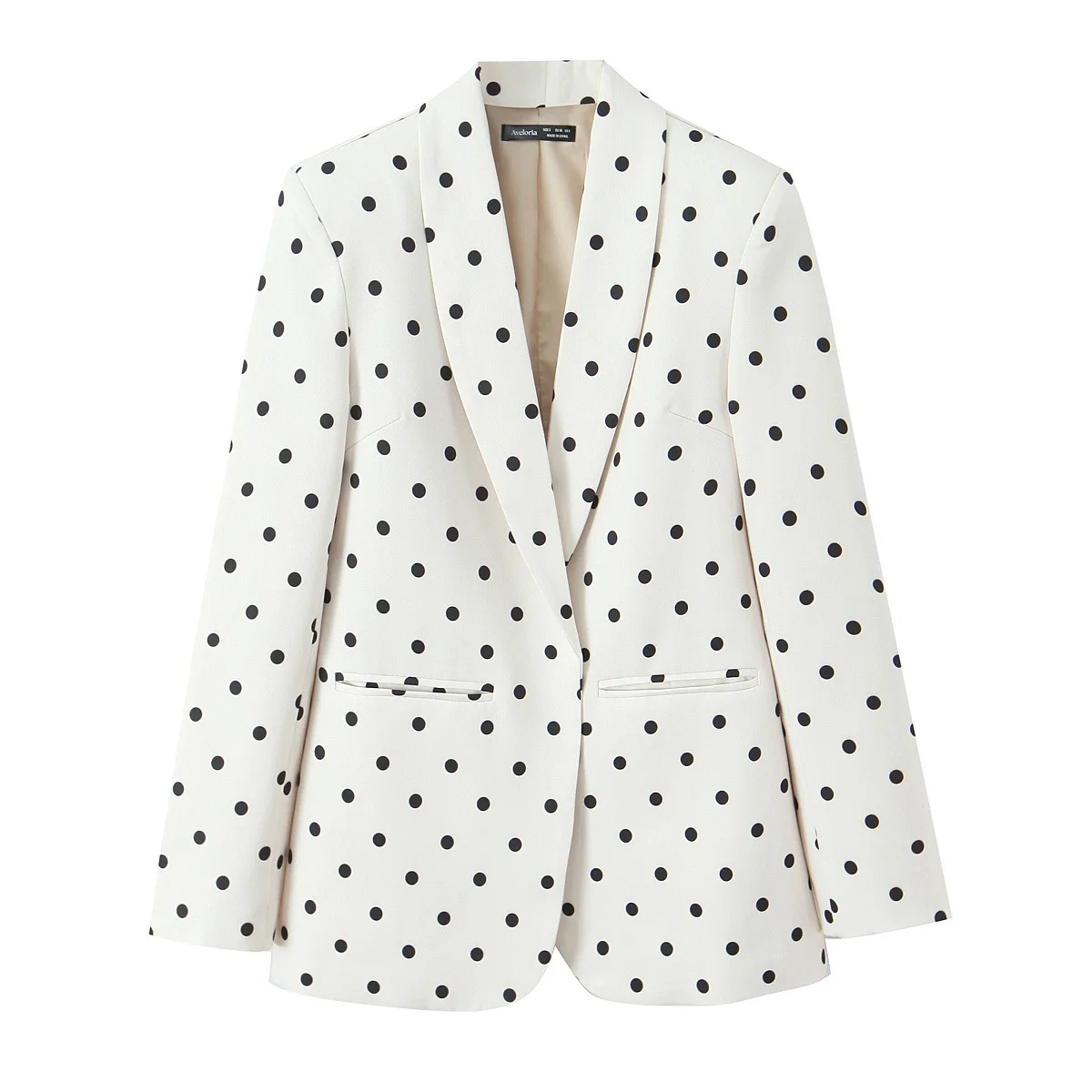 

SuperAen 2026 Autumn New European and American Style Loose Dot Jacket for Women Casual Coats
