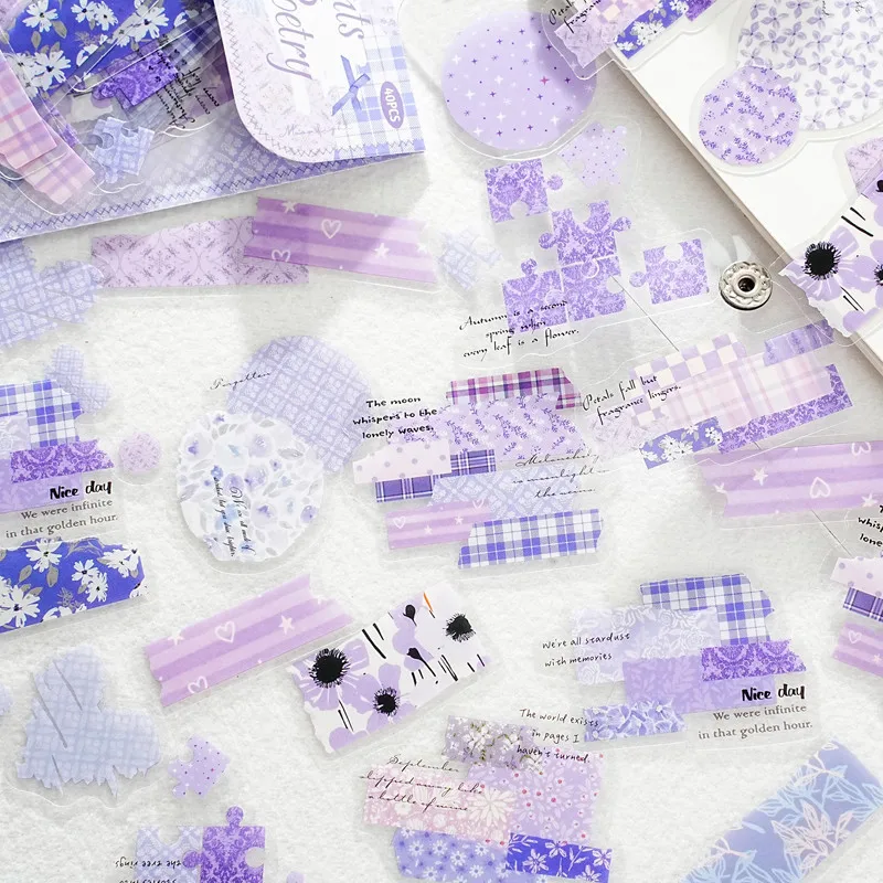 Journamm 40 قطعة ملصقات سكرابوكينغ الحيوانات الأليفة خمر ملصقات الحرفية الزخرفية للمجلات غير المرغوب فيها ملصقات يوميات الزينة #6