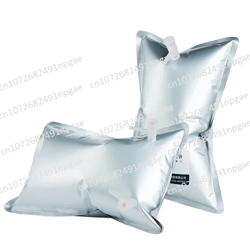 10pcs Aluminum Foil Gas Sampling Bag Sampling Collection Bag Gas Bag Single and Double Valve 0.1-0.5ml 1-15L