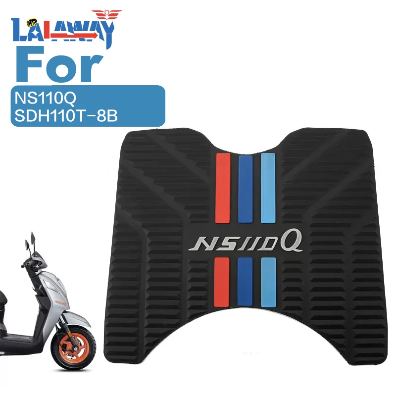 

For Honda Sundiro NS110Q SDH110T-8B Scooter Motorcycle Mat Pedal Rubber Foot Skid Pad Floor Mat Carpet High Fit High Quality