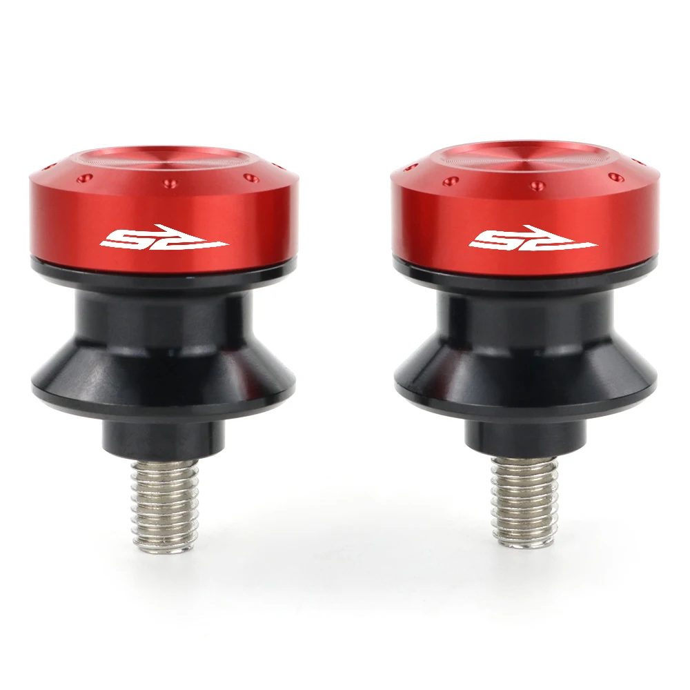 For Aprilia RS250 RS V MILLE RS 125 RS 457 RS4 125 RS 450 RS 50 RS660  Caponord 1200 6mm Swingarm Sliders Spools Stand Bobbins