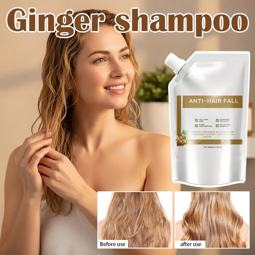 Hair Thickn Care Shampoo Pure Natural Extracts From Plants Shampoo Nourish Reduce Hair Loss Anti-Breakage Hair Care Products